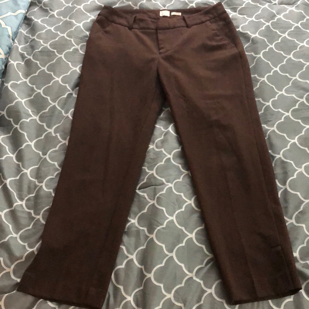Ankle length slim fit pants